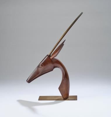 An antelope head, Werkstätten Hagenauer, Vienna - Jugendstil e arte applicata del XX secolo