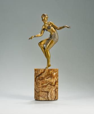 Demetre Chiparus (Dorohoi 1886-1947 Paris), "Delhi Dancer", Paris, c. 1925 - Secese a umění 20. století