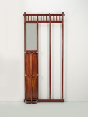 A coat-stand ("Wand- bzw. Kleiderstock"), model number 1366, executed by Jacob & Josef Kohn, Vienna - Jugendstil e arte applicata del XX secolo