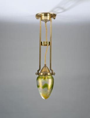 A hanging lamp by Johann Lötz Witwe, Klostermühle for E. Bakalowits Söhne, Vienna, c. 1902 - Secese a umění 20. století