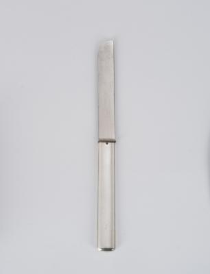 Josef Hoffmann, Dessertmesser aus Silber (Werknummer: S 797) aus dem Besteck "rundes Modell", Wiener Werkstätte, 1906-17 - Jugendstil & Angewandte Kunst des 20. Jahrhunderts