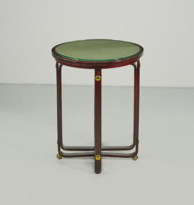 Attributed to Koloman Moser or Gustav Siegel, a table, model number: 413, designed in 1901, exhibitions: Saint Louis 1904, Milan 1906; added to the catalogue in 1906, executed by Jacob & Josef Kohn, Vienna - Jugendstil e arte applicata del XX secolo