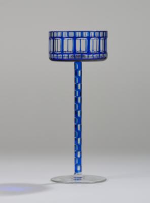 Otto Prutscher, a goblet, designed in around 1907, executed by Meyr’s Neffe, Adolf, merchant-employer: E. Bakalowits Söhne, Vienna - Jugendstil e arte applicata del XX secolo