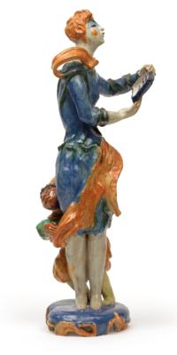 Vally Wieselthier, a figurine, model number: K 303, Wiener Werkstätte, 1927 - Jugendstil e arte applicata del XX secolo