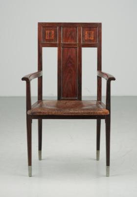An English-style armchair, c. 1900 - Jugendstil e arte applicata del XX secolo