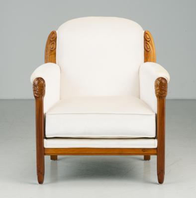 An Art Deco armchair, Ateliers Gauthier Poinsignon, Nancy, c. 1900/10 - Secese a umění 20. století