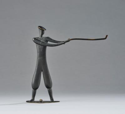 A golfer, Werkstätte Hagenauer, Vienna - Jugendstil e arte applicata del XX secolo