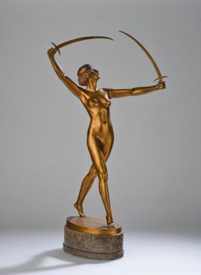 Gotthilf Jaeger (Cologne 1871-1933 Berlin), a sabre dancer, Germany, c. 1925 - Secese a umění 20. století