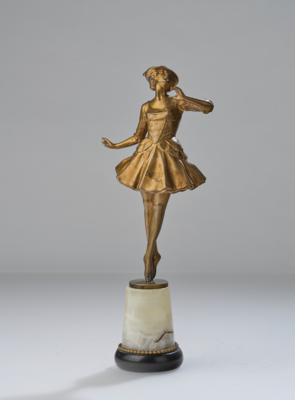 Josef Lorenzl (Vienna, 1872-1950), a female dancer in a costume with feather hat, Vienna, c. 1930 - Secese a umění 20. století