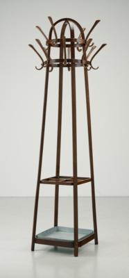 A clothes stand (“Kleiderstock”), model number 10414, designed in 1905, catalogue of 1907, executed by Gebrüder Thonet, Vienna - Secese a umění 20. století