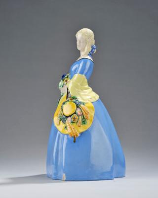Michael Powolny, crinoline summer (second crinoline season cycle), WK model  number 224, model c. 1910, executed by Wiener Keramik, by 1912 - Jugendstil  and 20th Century Arts and Crafts 2023/06/07 - Realized price: EUR 1,300 -  Dorotheum