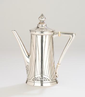 A silver mocha pot, Vienna, by May 1922 - Jugendstil and 20th Century Arts and Crafts