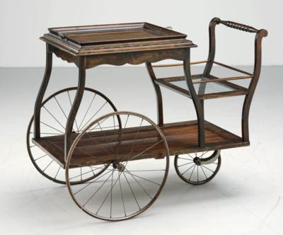 A serving trolley, cf. model by Adolf Loos from the apartment of Gustav and Marie Turnovsky, 1902 - Jugendstil and 20th Century Arts and Crafts