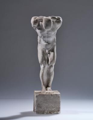 A male figure standing, in the style of Franz Metzner, c. 1908 - Secese a umění 20. století