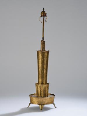 A brass floor lamp in the manner of Josef Hoffmann, c. 1918/24 - Secese a umění 20. století