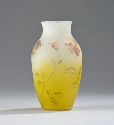 A vase “Coquelicots”, Daum, Nancy, c. 1900 - Jugendstil e arte applicata del XX secolo