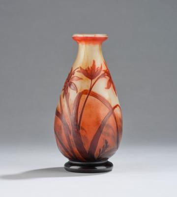 Vase "Montbretias", Daum, Nancy, um 1905/10 - Jugendstil & Angewandte Kunst des 20. Jahrhunderts