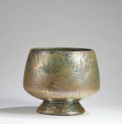 Clement Massier (Vallauris, 1844-1917), große Vase, Golfe Juan, 1900 - Jugendstil & Angewandte Kunst des 20. Jahrhunderts