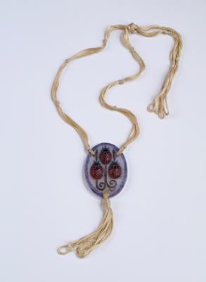 Gabriel Argy-Rousseau, a pendant (amulet): “Ladybirds”, model number 23.32., designed in 1923 - Secese a umění 20. století