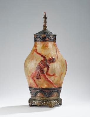 Gabriel Argy-Rousseau, a lamp “Dance”, model 23.02 (cf vase), designed in 1923 - Jugendstil and 20th Century Arts and Crafts