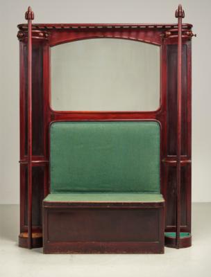 A coat-stand (“Wandkleiderstock”, “Portes-Manteaux”), model number 1080/2, designed in around 1908, executed by Jacob & Josef Kohn, Vienna - Jugendstil e arte applicata del XX secolo