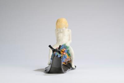 Michael Powolny, a figure astride a snail, WK model number 81, designed in around  1907, executed by Wiener Keramik, by 1912 - Jugendstil and 20th Century Arts  and Crafts 2023/12/11 - Realized price: EUR 1,105 - Dorotheum