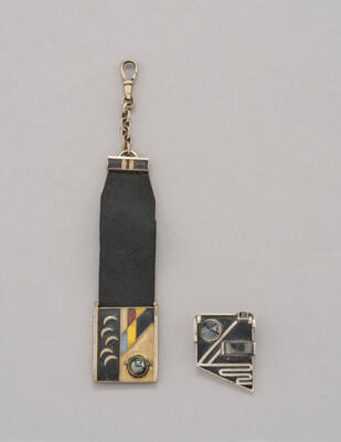 “Men’s Jewelry”: a “chatelaine” and a “tie clip”, Theodor Fahrner, Pforzheim, c. 1930 - Jugendstil and 20th Century Arts and Crafts