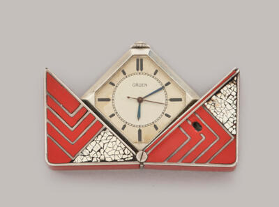 A lady’s purse watch in Art Déco style, Gruen Watch Manufacturing Company, Biel, Switzerland, c. 1920 - Secese a umění 20. století