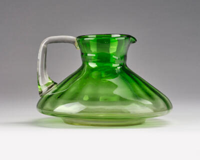 A handled jug, School of Koloman Moser, probably commissioned by E. Bakalowits Söhne, Vienna for Meyr’s Neffe, Adolf, c. 1900 - Secese a umění 20. století