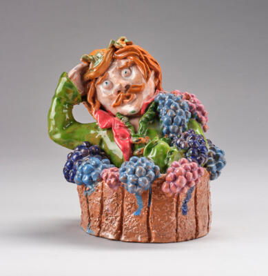 Julia Hanzl (born in Vienna in 1982), a ceramic object (“Bacchus”) - Secese a umění 20. století
