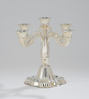 Kerzenleuchter aus Silber, Firma Alexander Sturm, Wien, um 1955 - Jugendstil & Angewandte Kunst des 20. Jahrhunderts