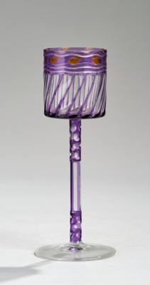 Otto Prutscher, a wine glass, Meyr’s Neffe, Adolf, c. 1912 - Jugendstil e arte applicata del XX secolo