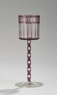 A wine glass (goblet), attributed to Otto Prutscher, probably Meyr’s Neffe, Adolf, c. 1912 - Secese a umění 20. století