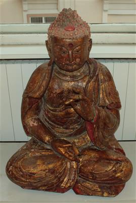 Sitzender Buddha, - Starožitnosti