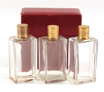 3 Parfumflakons, - Antiquariato