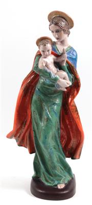 Madonna mit Kind, - Antiquariato