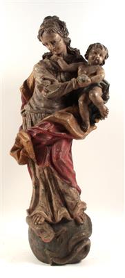 Madonna mit Kind, - Antiques