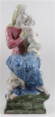 Madonna mit Kind, - Antiquariato