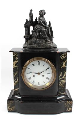 Spätbiedermeier Kommodenuhr - Antiquitäten - Schwerpunkt Uhren