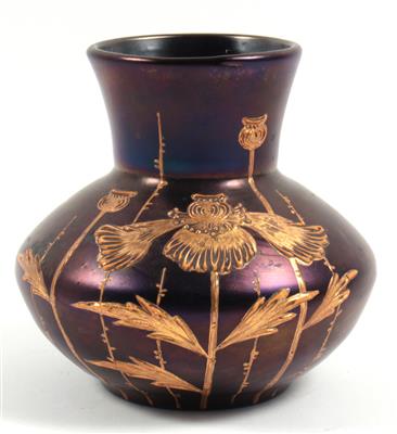 Vase, - Antiquitäten - Schwerpunkt Uhren