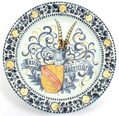Wappenteller "Haus Bähringen", - Starožitnosti