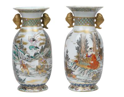 1 Paar Vasen, - Antiquitäten