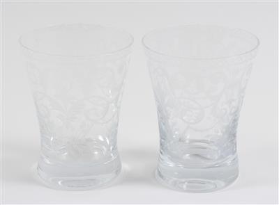 Paar Lobmeyr-Gläser, - Antiquitäten