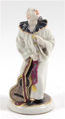 Pierrot mit Gitarre, - Antiquariato