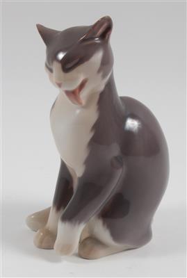 Sitzende Katze, - Antiquariato