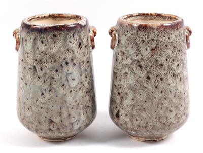 1 Paar Vasen, - Antiques