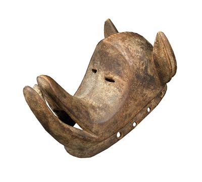 Bambara (oder Bamana), Mali: Eine schöne, alte Hyänen-Maske, 'Suruku' genannt. - Starožitnosti