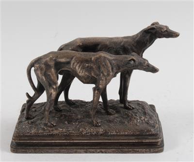 Zwei Windhunde, - Antiques