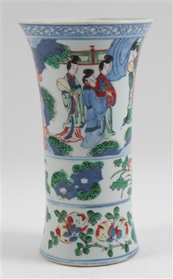 Wucai-Vase, - Antiquitäten