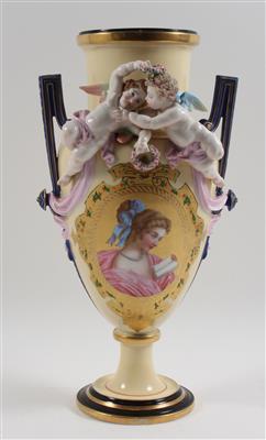 Henkelvase, - Antiques